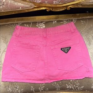 Prada Pink Mini Skirt